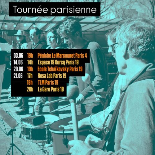#Fanfare Rosa Villette tournée Parisienne